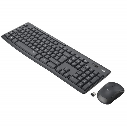 Logitech MK295 Wireless Keyboard and Mouse Combo - SilentTouch Technology,  Full Number Keyboard, Shortcut Buttons, Nano USB Receiver, 90% Less Noise -  Black: Amazon.in: Computers & Accessories